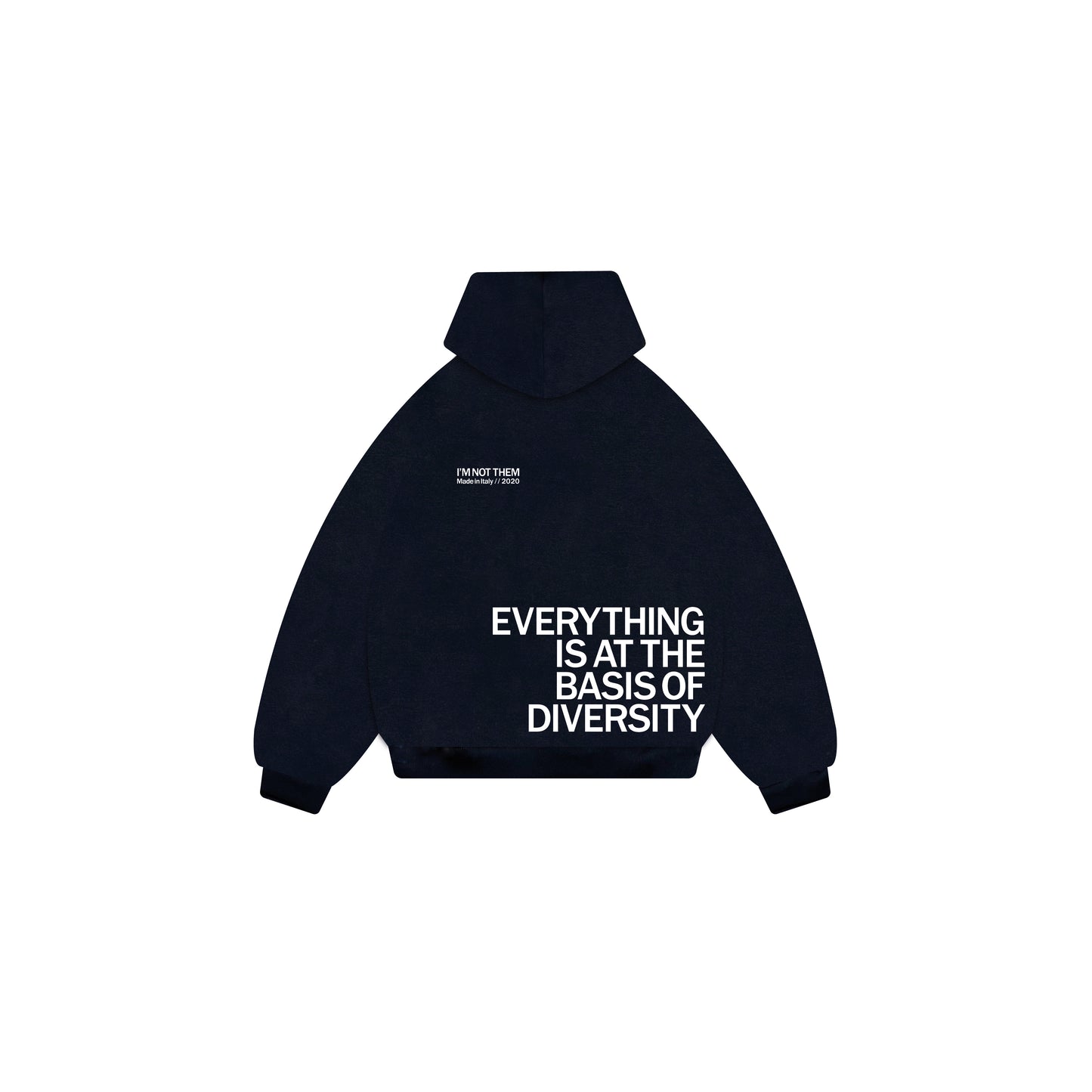 DIFFERENT HOODIE BLACK