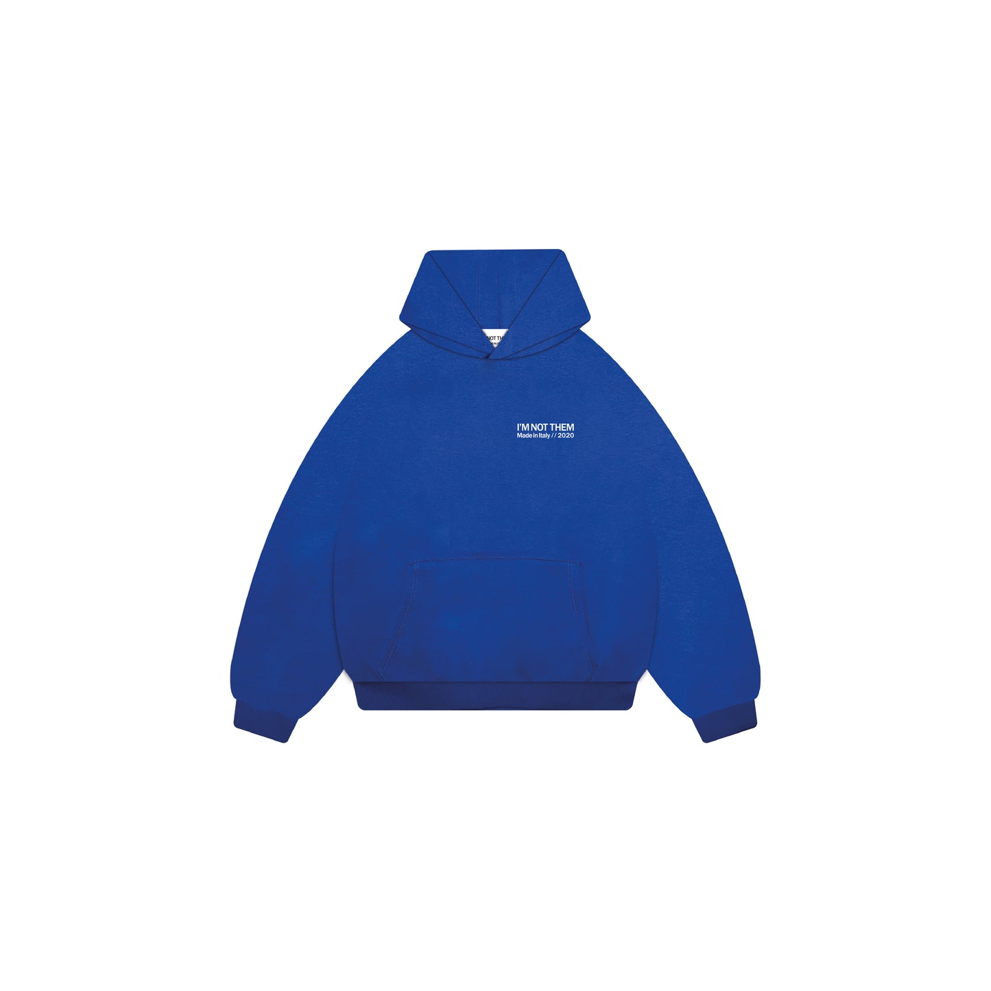 DIFFERENT HOODIE ROYAL BLU