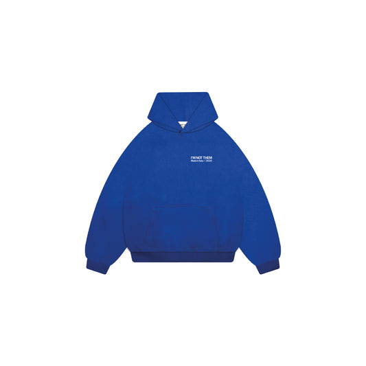 DIFFERENT HOODIE ROYAL BLU