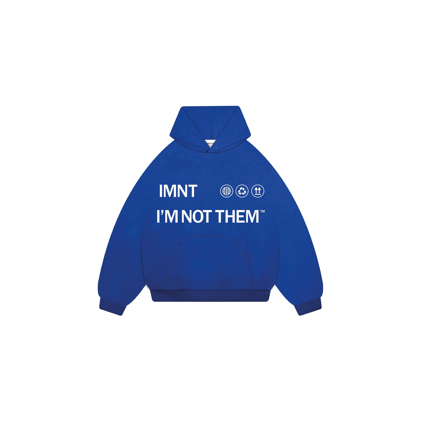 IMNT HOODIE ROYAL BLU