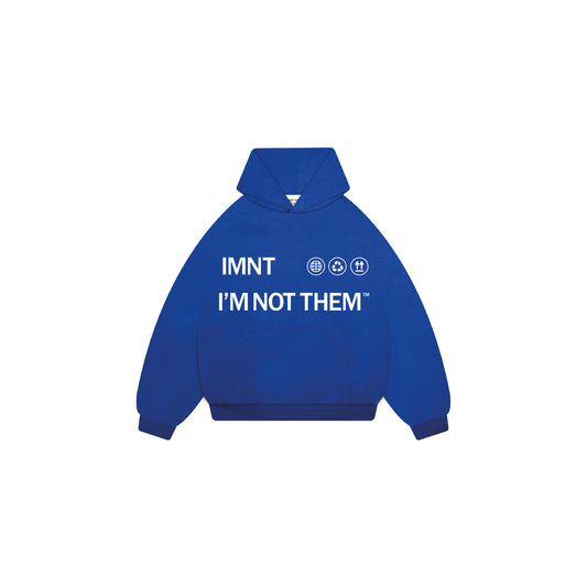 IMNT HOODIE ROYAL BLU