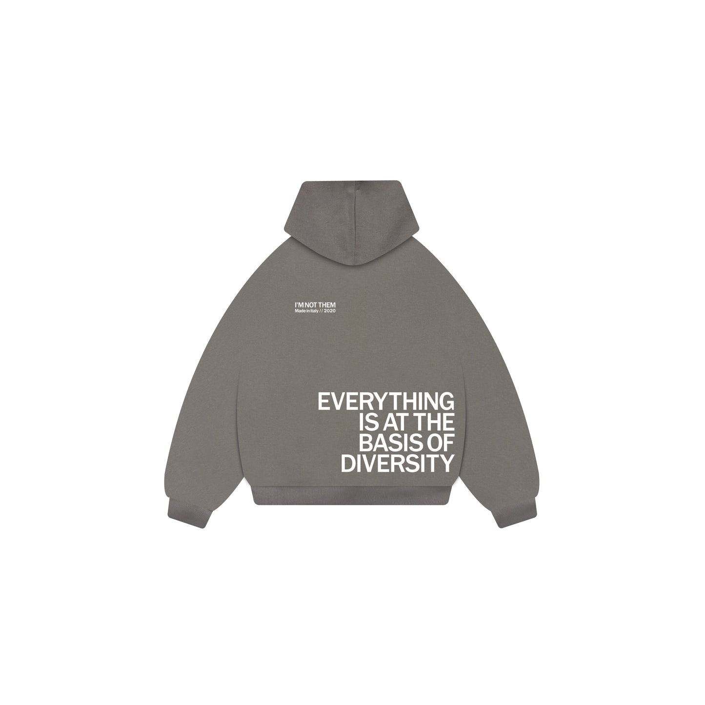 DIFFERENT HOODIE GREY